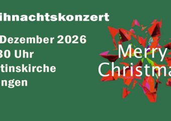 18.12. Weihnachtskonzert in der Martinskirche